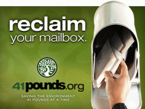 Stop Your Junk Mail with 41pounds.org and support the mission of Ocean Futures Society