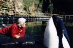 Jean-Michel Cousteau up close with Keiko